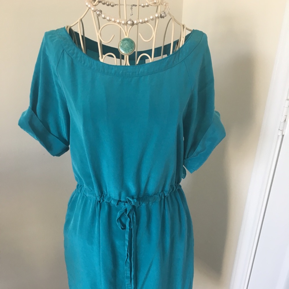 Teal Blue Dress Size S by Presley Skye